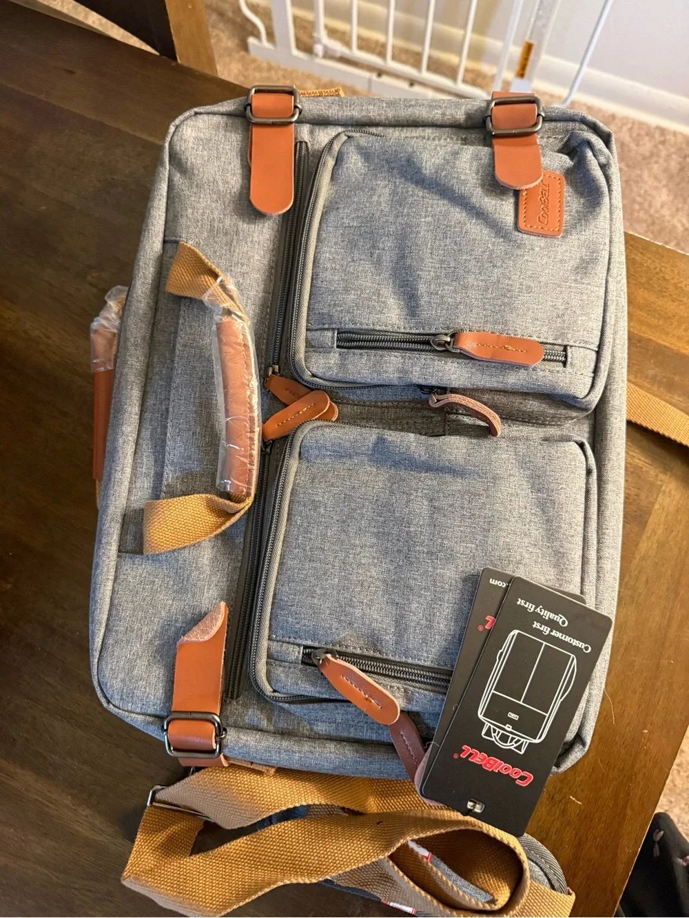 COOLBELL - Laptop Bag Convertible Backpack NEW